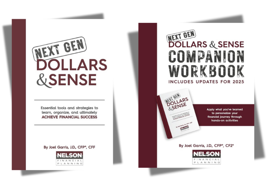 next gen dollar & sense book and workbook by joel garris certified financial fiduciary